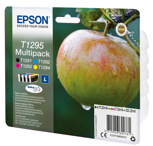 Epson Apple Multipack 4-colours T1295 DURABrite Ultra Ink Epson Apple Multipack 4-colours T1295 DURABrite Ultra Ink
